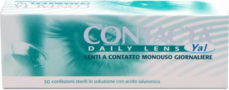 contacta lente a contatto monouso giornaliera daily lens yal 30 -4,00 30 pezzi donna