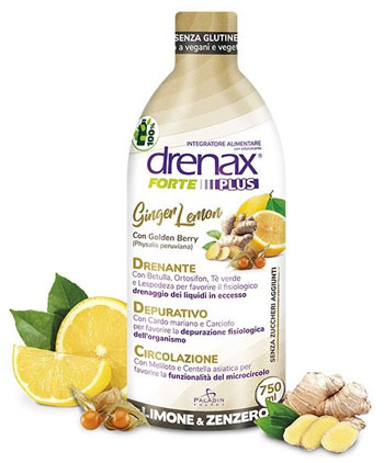 drenax forte plus ginger lemon 750 ml