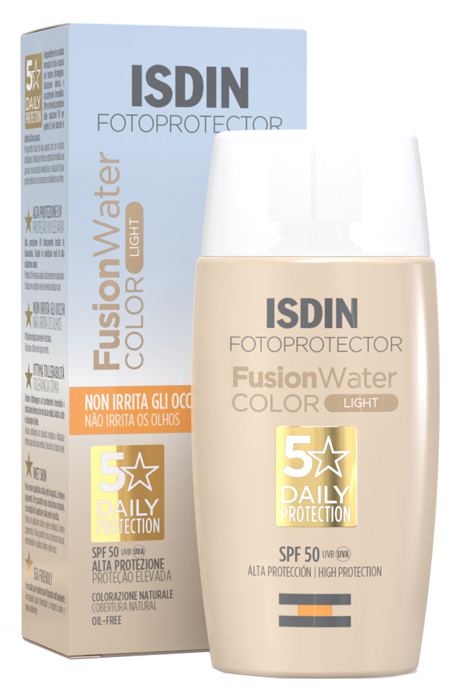 isdin fusion water color light 50 ml donna