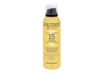 Angstrom protect 15 corpo spray solare trasparente 150 ml