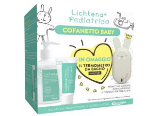 Lichtena pediatrica cofanetto neonato contenente crema 50 ml + detergente 300 ml + omaggio suavinex