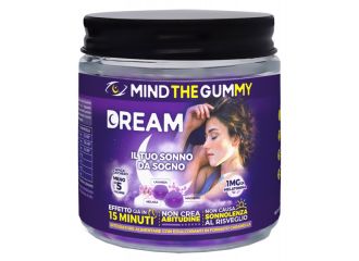 Mind the gummy dream 30 pastiglie gommose gusto mirtillo senza zucchero