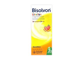 Bisolvon linctus 4 mg/5 ml sciroppo gusto fragola