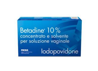 Betadine 10% concentrato e solvente per soluzione vaginale