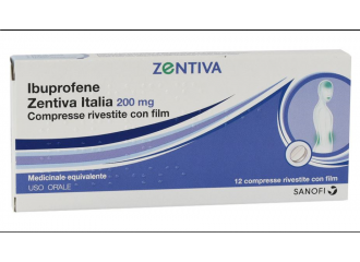 Ibuprofene zentiva italia 200 mg 12 compresse rivestite con film