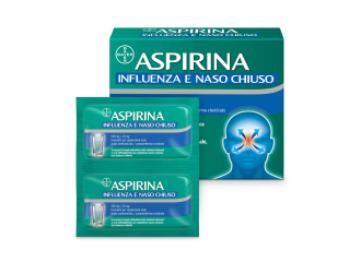 Aspirina influenza e naso chiuso 500 mg / 30 mg granulato per sospensione orale