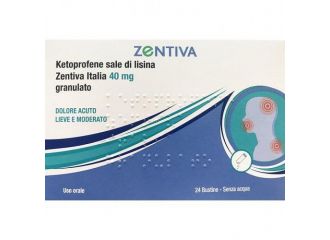 Ketoprofene sale di lisina italia 40 mg granulato